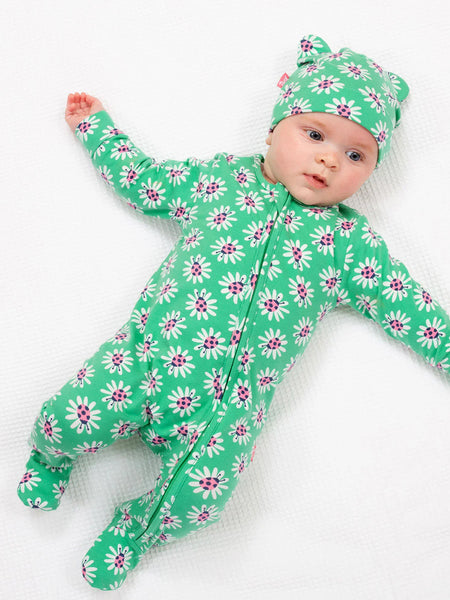 Lady Daisy Print Sleepsuit