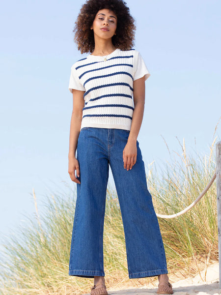 Tolpuddle Knit Stripped Women's Vest