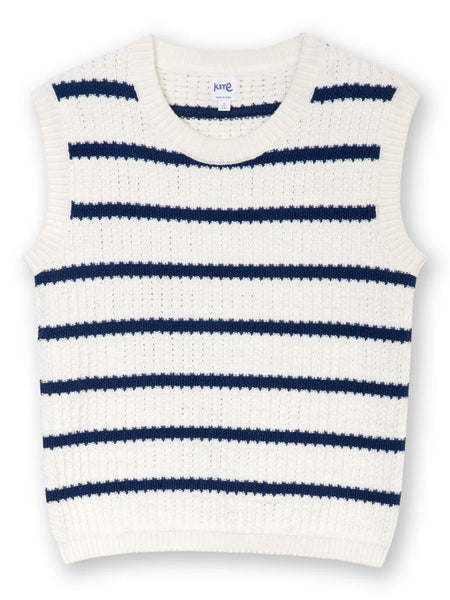 Tolpuddle Knit Stripped Women's Vest