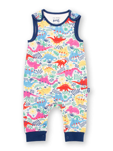 Dino Day Print Baby Overall (Dungarees)