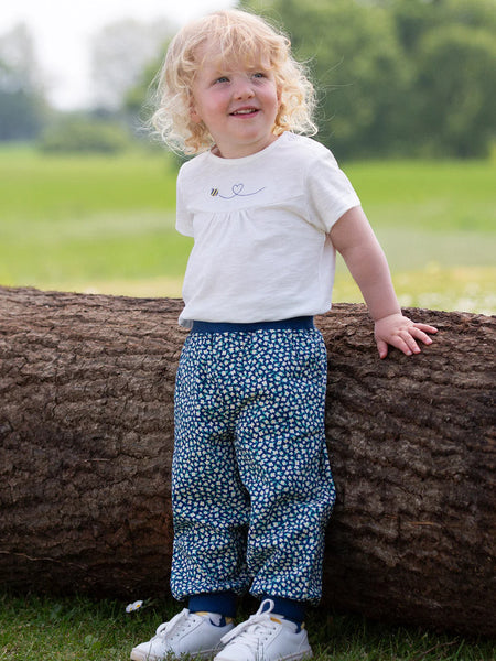 Dinky Ditsy Print Pull up Kids Pants