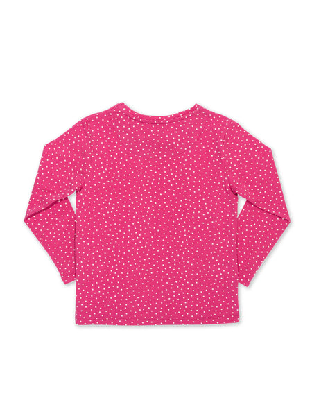 Rainbow Pony Pink Dots Long Sleeve T-Shirt