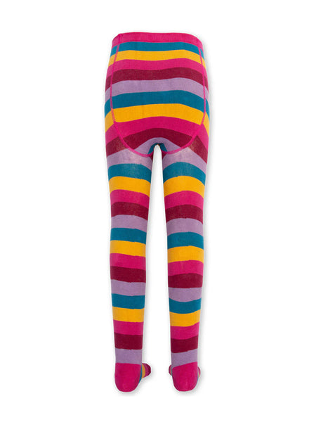 Rainbow Colored Footed Tights