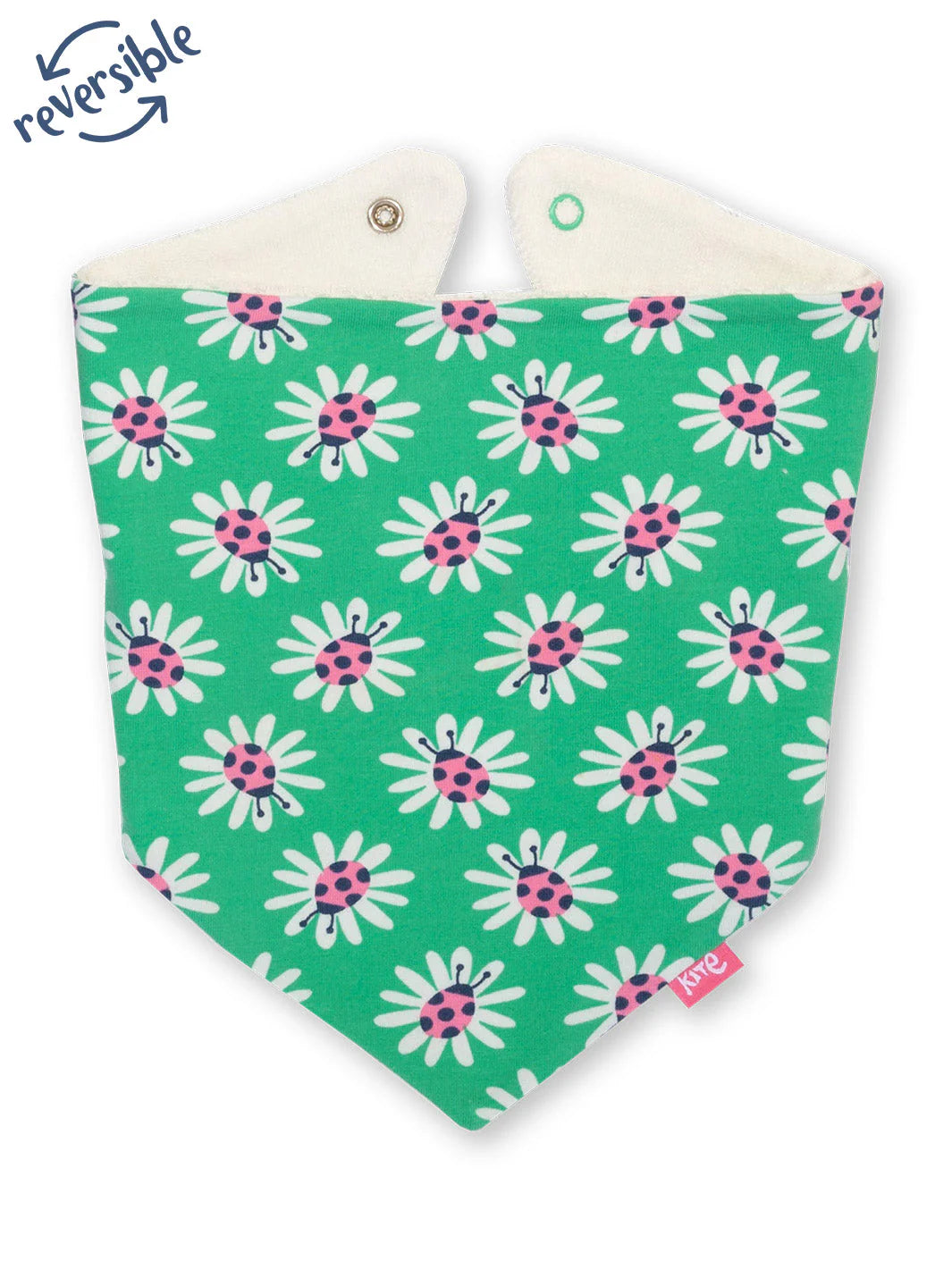 Lady Daisy Print Reversible Bib