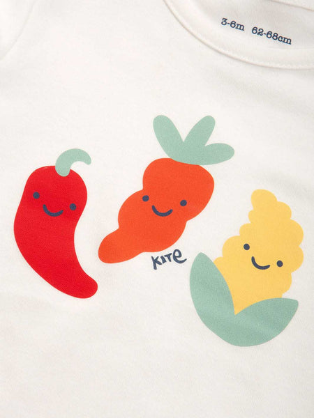 Wonky Veg Baby Bodysuit Short Sleeve