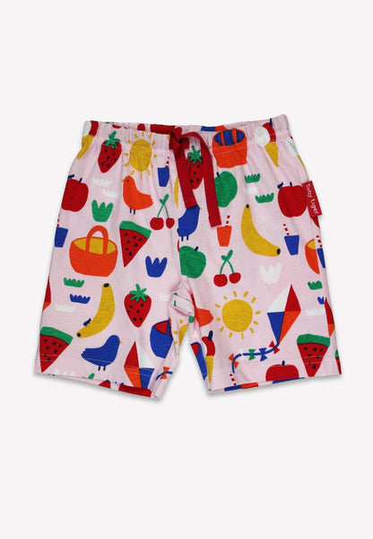 Short Pajama Set -Picnic Print