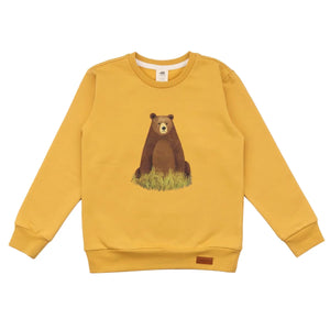Sweatshirt -Autumnland (Bear) Mono Print