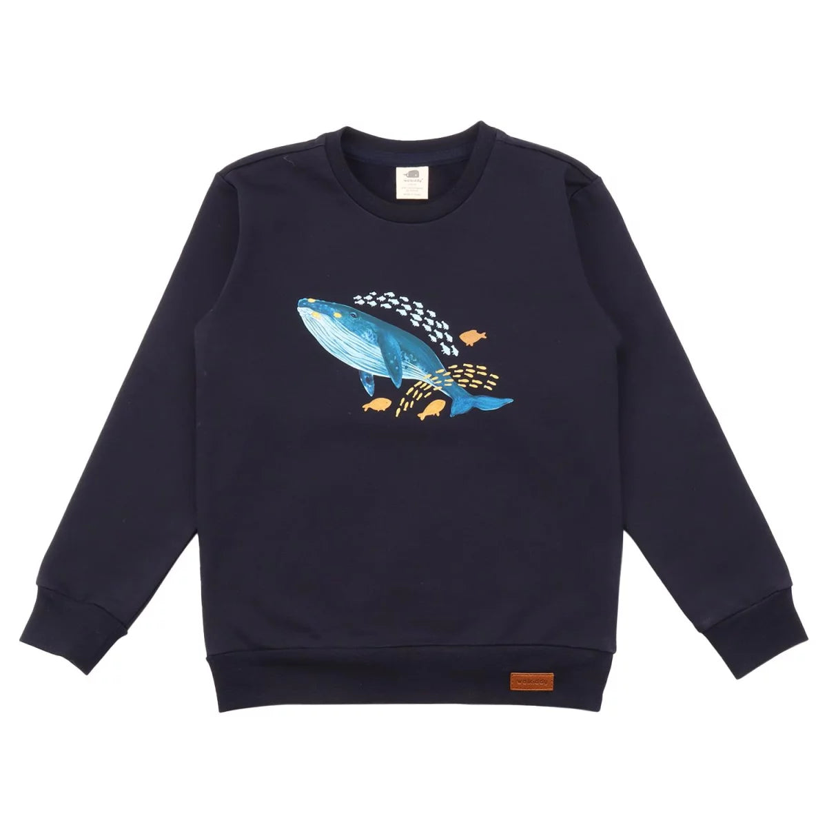 Sweatshirt -Humpback Whales Mono Print