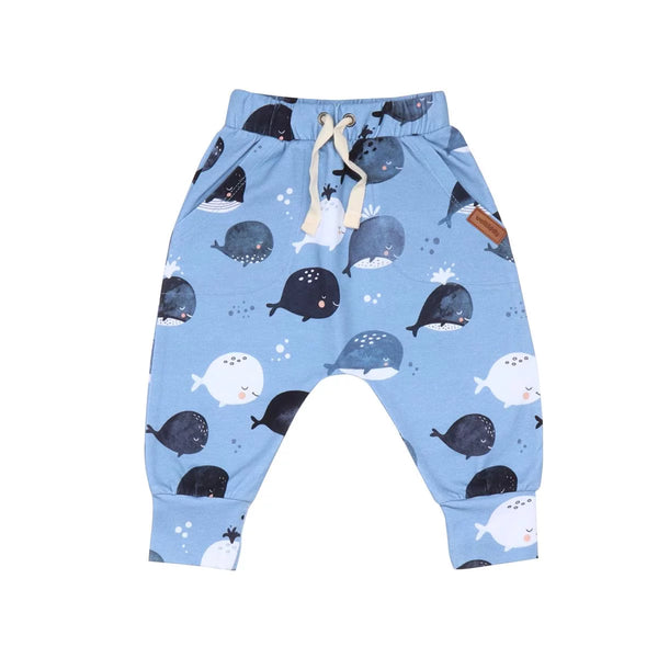 Baby Shower Set Little Whales Print (3-6 months)