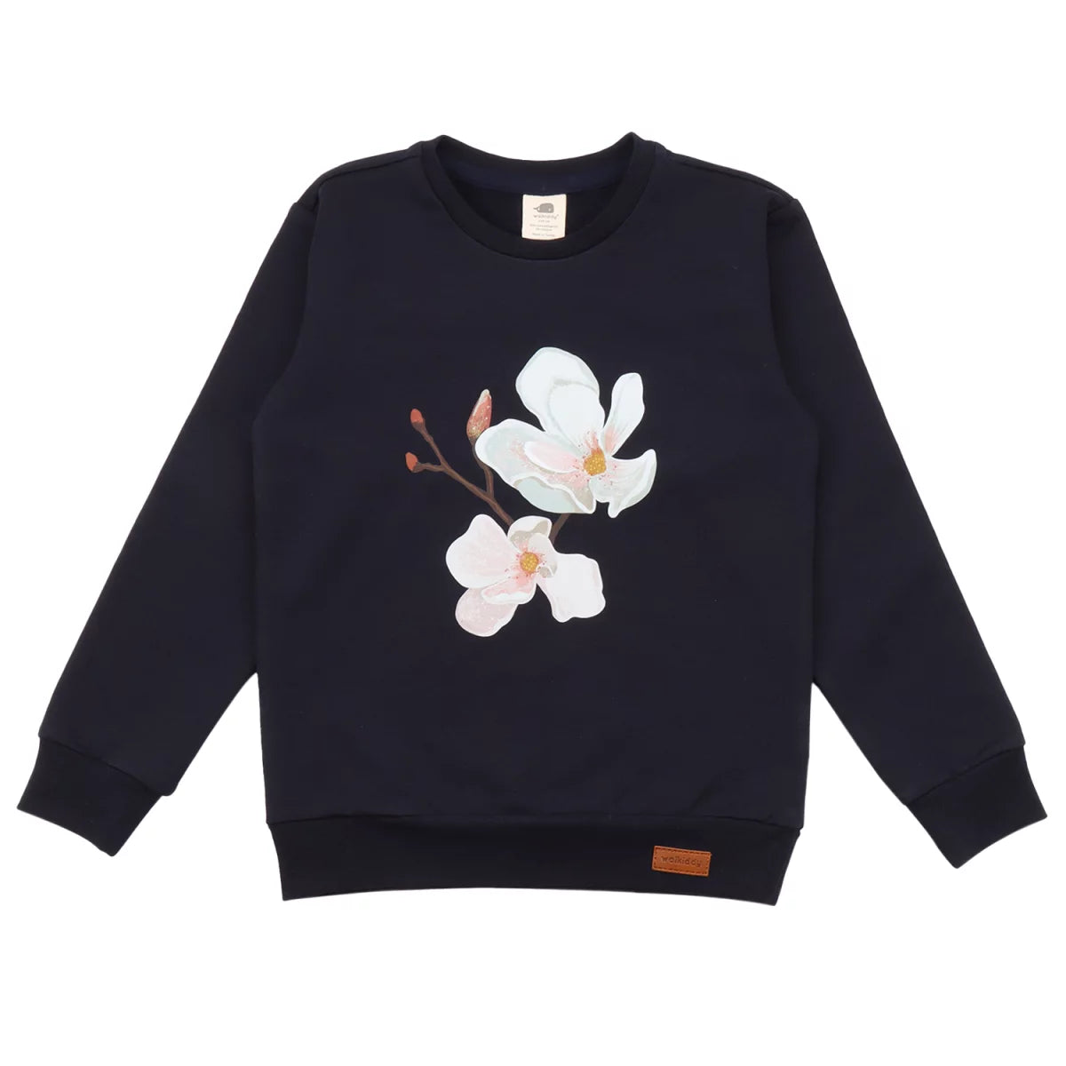 Sweatshirt -Owl Friends (WhiteFlower) Mono Print