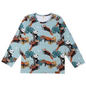 Long Sleeve Jersey T-Shirt -Panda Friends