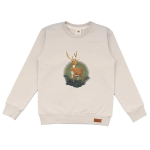 Sweatshirt -Secret Forest Mono Print