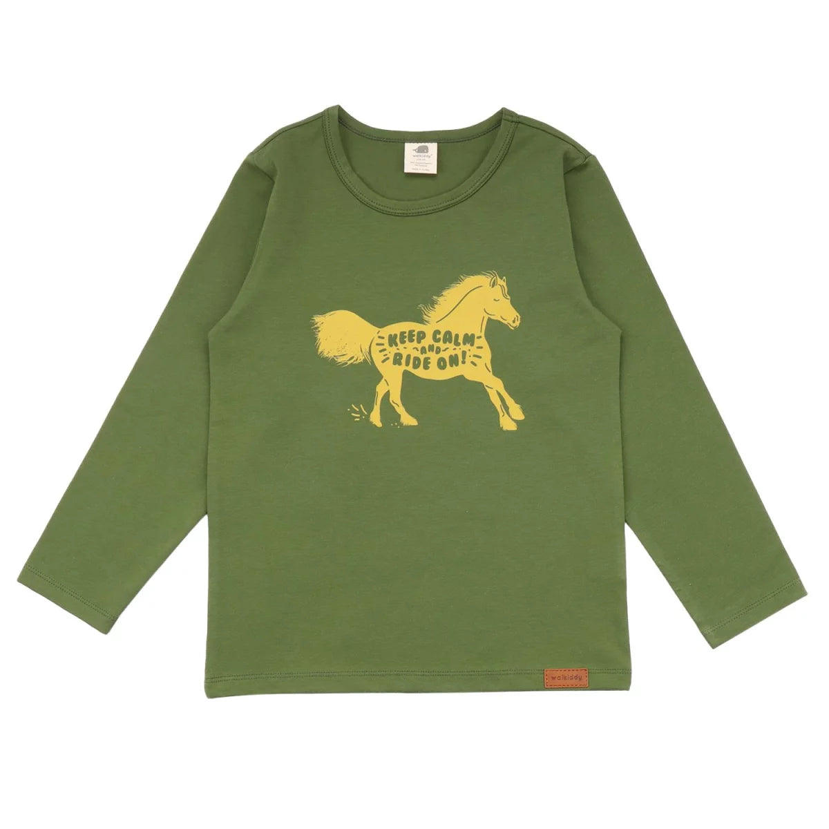 Long Sleeve Jersey T-Shirt -Shire Horses Mono Print