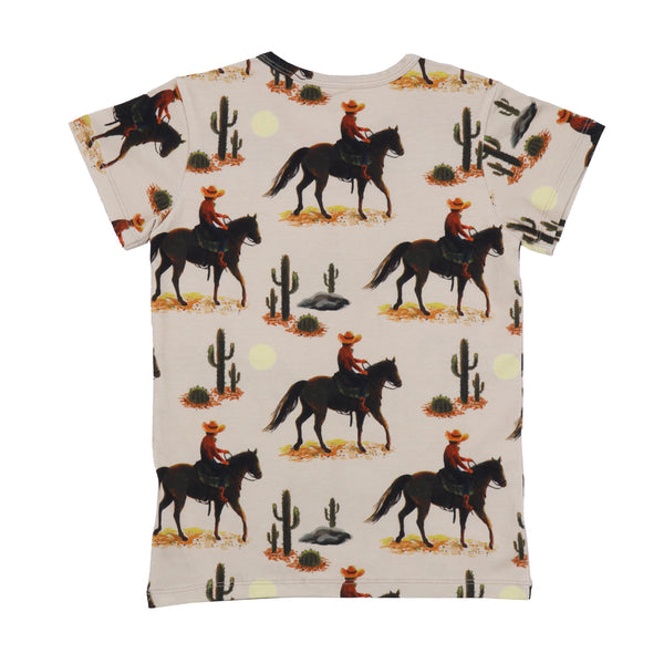 Short Sleeve T-Shirt -The Cowboy Print