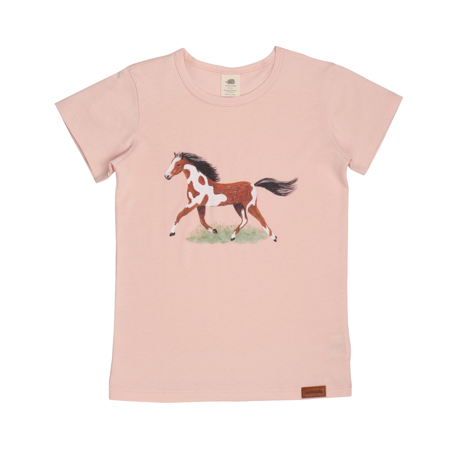 Short Sleeve T-Shirt -The Horses Mono Print