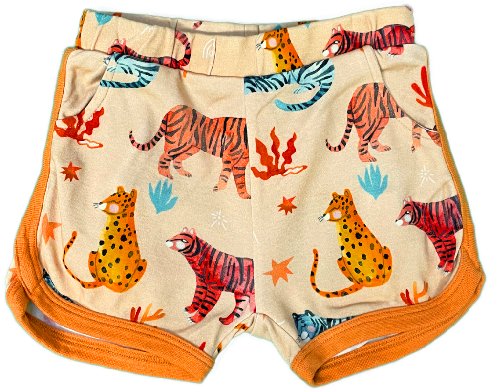 Shorts -Tigers Print